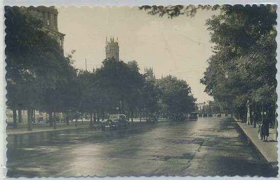POSTAL DE MADRID: PASEO CALVO SOTELO Nº 99