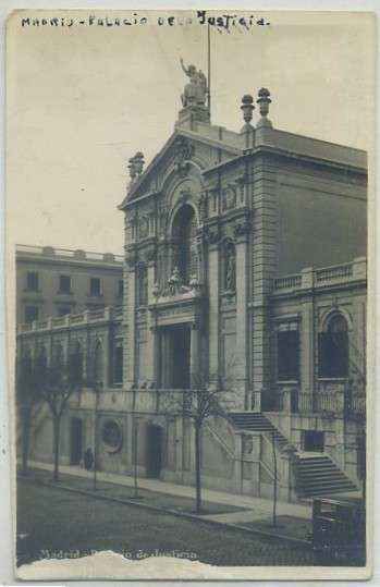POSTAL DE MADRID: PALACIO DE JUSTICIA