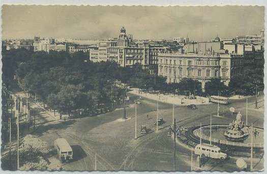 POSTAL DE MADRID: PLAZA DE LAS CIBELES Nº 58