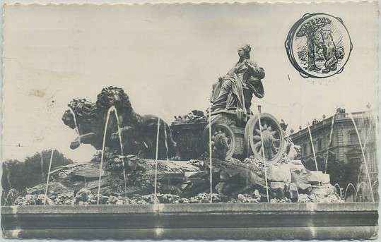 POSTAL DE MADRID: FUENTE DE LAS CIBELES Nº 3