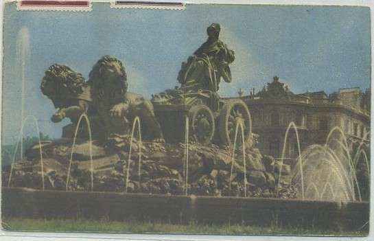 POSTAL DE MADRID: FUENTE DE LAS CIBELES Nº 26