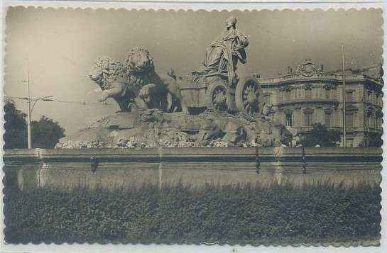 POSTAL DE MADRID: FUENTE DE LAS CIBELES Nº 13