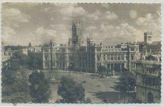 POSTAL DE MADRID: PLAZA DE LAS CIBELES Nº 50