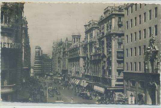 POSTAL DE MADRID: AVENIDA DE JOSE ANTONIO Nº 36