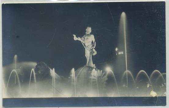 POSTAL DE MADRID: NOCTURNO. NEPTUNO Nº 64