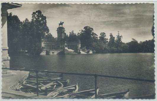 POSTAL DE MADRID: EL RETIRO. ESTANQUE Nº 22