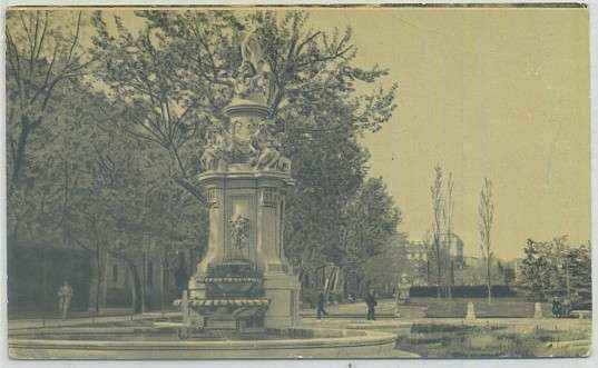 POSTAL DE MADRID: FUENTE DE LAS CUATRO ESTACIONES Nº 4