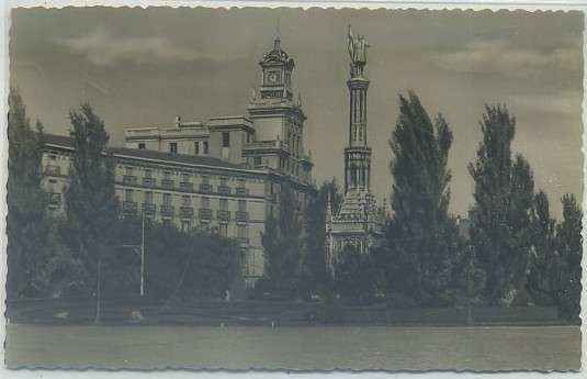POSTAL DE MADRID: PASEO DE RECOLETOS. MUNUMENTO A COLON Nº 20