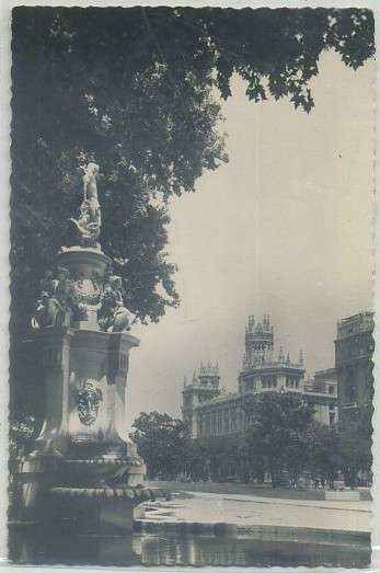 POSTAL DE MADRID: FUENTE DE LAS CUATRO ESTACIONES Nº 25