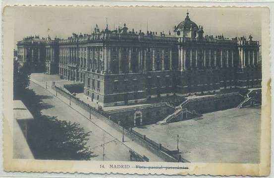 POSTAL DE MADRID: PALACIO DE ORIENTE Nº 14