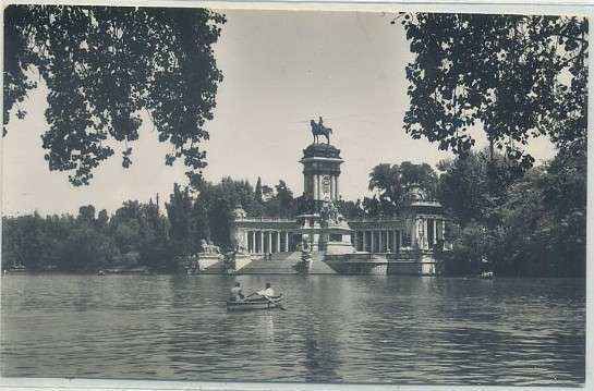 POSTAL DE MADRID: ESTANQUE DEL RETIRO Nº 4