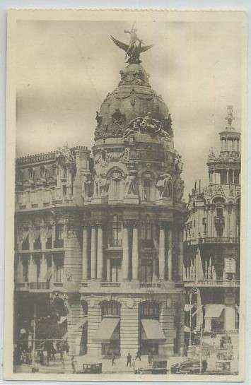 POSTAL DE MADRID: LA UNION Y EL FENIX ESPAÑOL Nº 59