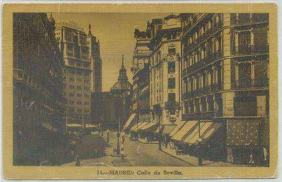POSTAL DE MADRID: CALLE DE SEVILLA