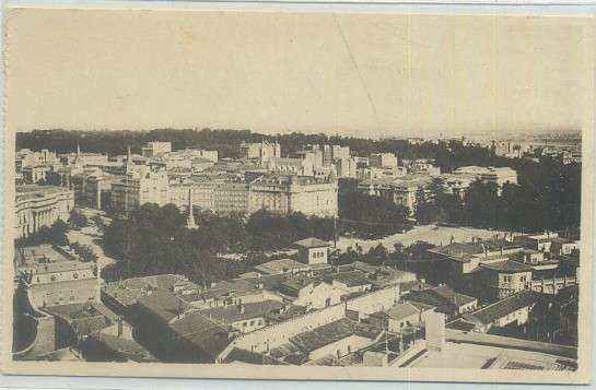 POSTAL DE MADRID: VISTA DESDE EL CIRCULO DE BELLAS ARTES Nº 47