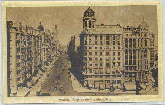 POSTAL DE MADRID: AVENIDA PI MARGALL