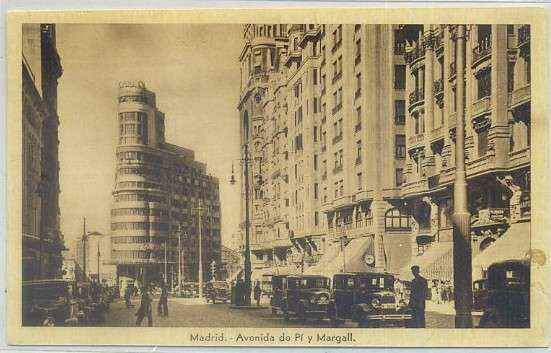 POSTAL DE MADRID: AVENIDA PI MARGALL