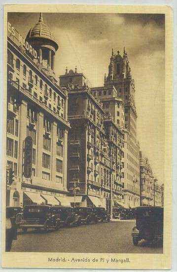 POSTAL DE MADRID: AVENIDA PI MARGALL