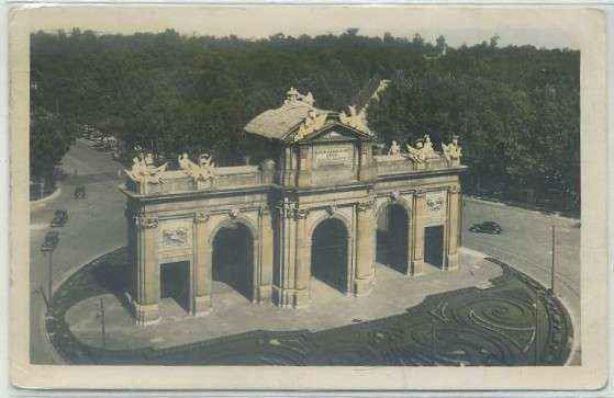 POSTAL DE MADRID: PUERTA DE ALCALA Nº 34