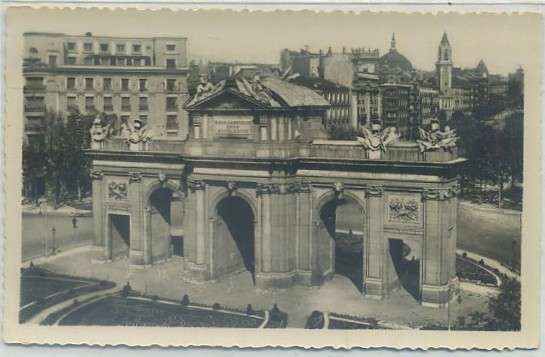 POSTAL DE MADRID: PUERTA DE ALCALA Nº 7