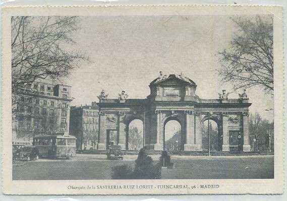 POSTAL DE MADRID: PUERTA DE ALCALA