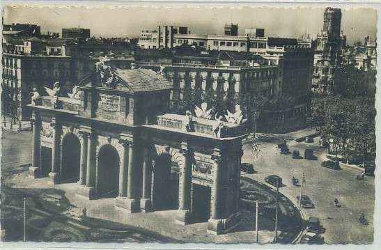 POSTAL DE MADRID: PUERTA DE ALCALA Nº 122