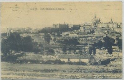 POSTAL ANTIGUA DE MADRID. VISTA DESDE SAN ISIDRO