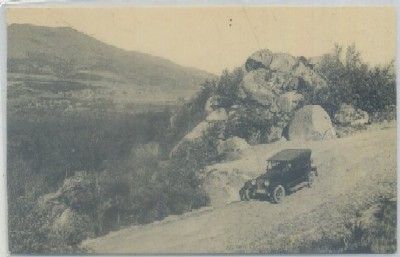 POSTAL ANTIGUA DE MADRID. EL ESCORIAL DESDE LA SILLA DE FELIPE ll