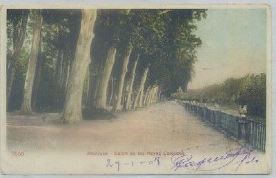POSTAL ANTIGUA DE MADRID. ARANJUEZ. SALON DE LOS REYES CATOLICOS