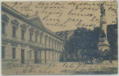 POSTAL ANTIGUA DE MADRID. EL SENADO Nº 19