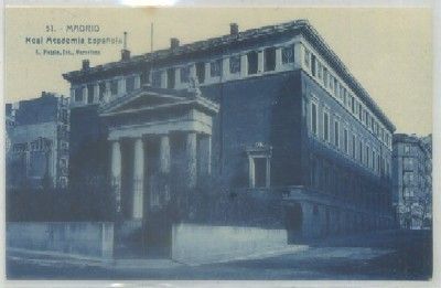 POSTAL ANTIGUA DE MADRID. ACADEMIA ESPAÑOLA Nº 51