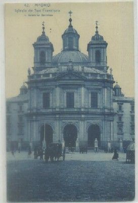 POSTAL ANTIGUA DE MADRID. IGLESIA DE SAN FRANCISCO Nº 42