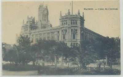 POSTAL ANTIGUA DE MADRID. CASA DE CORREOS