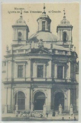 POSTAL ANTIGUA DE MADRID. IGLESIA DE SAN FRANCISCO EL GRANDE