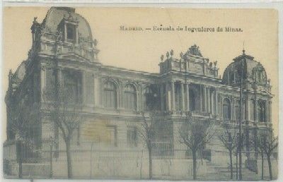 POSTAL ANTIGUA DE MADRID. ESCUELA DE INGENIEROS DE MINAS