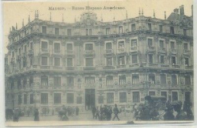 POSTAL ANTIGUA DE MADRID. BANCO HISPANO AMERICANO