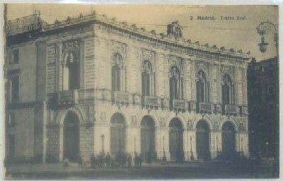 POSTAL ANTIGUA DE MADRID. TEATRO REAL Nº 2