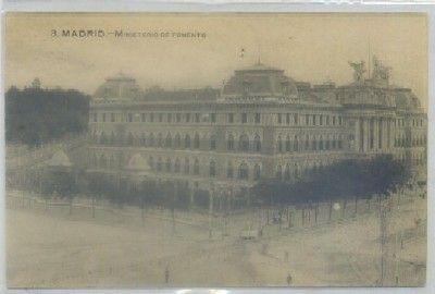 POSTAL ANTIGUA DE MADRID. MINISTERIO DE FOMENTO Nº 3