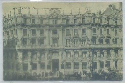 POSTAL ANTIGUA DE MADRID. BANCO HISPANO AMERICANO Nº 46