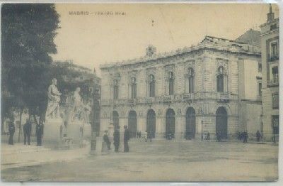 POSTAL ANTIGUA DE MADRID. TEATRO REAL