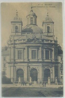 POSTAL ANTIGUA DE MADRID. SAN FRANCISCO EL GRANDE Nº 18