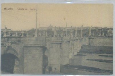 POSTAL ANTIGUA DE MADRID. PUENTE DE TOLEDO