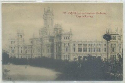 POSTAL ANTIGUA DE MADRID. CONSTRUCCIONES MODERNAS. CASA DE CORREOS Nº 731