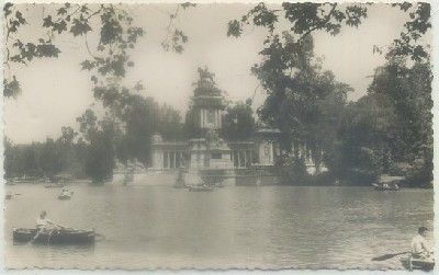 POSTAL DE MADRID. ESTANQUE DEL RETIRO
