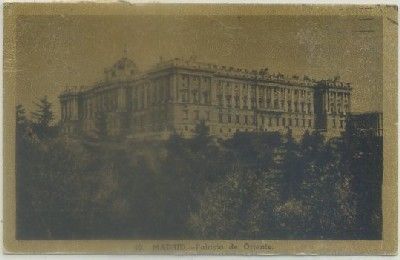 POSTAL DE MADRID. PALACIO DE ORIENTE