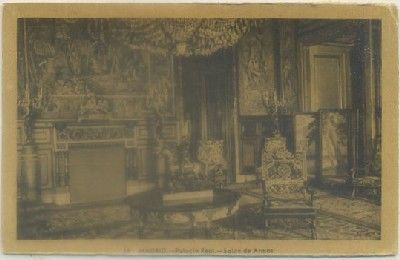 POSTAL DE MADRID. PALACIO REAL. SALON DE ARMAS