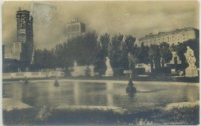 POSTAL DE MADRID. PALACIO REAL. JARDINES