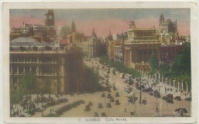 POSTAL DE MADRID. CALLE ALCALA Nº 7