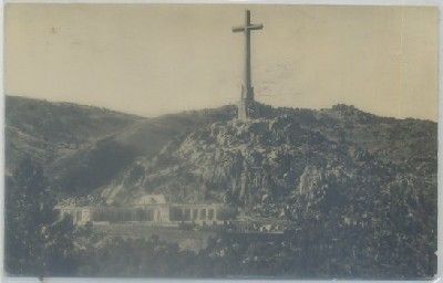 POSTAL DE MADRID. ABADIA SANTA CRUZ VALLE DE LOS CAIDOS