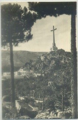 POSTAL DE MADRID. ABADIA SANTA CRUZ VALLE DE LOS CAIDOS