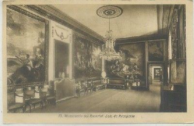 POSTAL DE MADRID. MONASTERIO DEL ESCORIAL. SALA DE REPRODUCCIONES Nº 13
